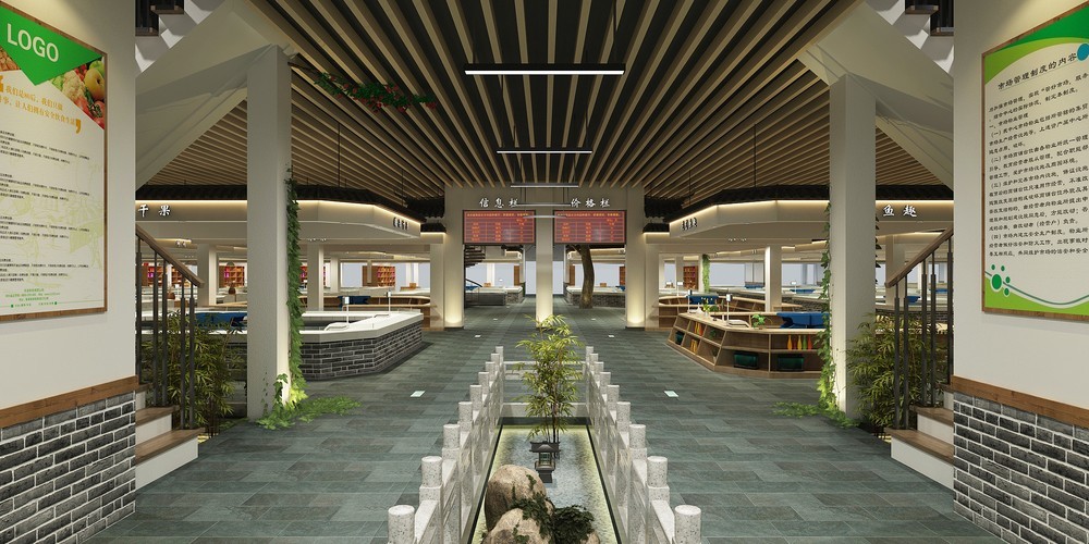 智慧农贸市场设计如何应对传统市场客流下滑